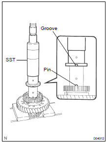 INSTALL HIGH SPEED OUTPUT GEAR BUSHING