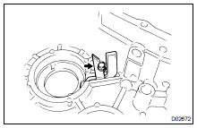 REMOVE OIL RECEIVER FROM FRONT CASE