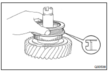 INSTALL HIGH AND LOW CLUTCH SLEEVE