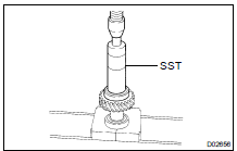  INSTALL FRONT BALL BEARING