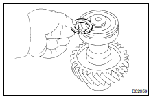 INSTALL REAR BALL BEARING