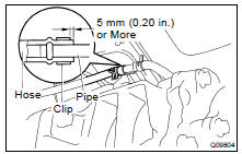 DISCONNECT BREATHER HOSE