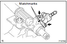 REMOVE CONTROL VALVE HOSING WITH CONTROL VALVE ASSEMBLY