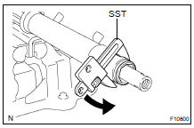 REMOVE CYLINDER END STOPPER AND SPACER