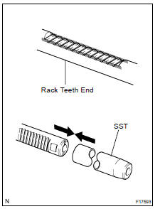  INSTALL STEERING RACK