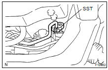 DISCONNECT RETURN TUBE