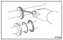 IF NECESSARY, REPLACE TEFLON RING AND ORING