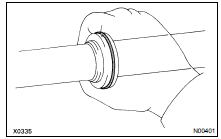 IF NECESSARY, REPLACE TEFLON RING AND ORING