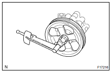 MEASURE PS VANE PUMP ROTATING TORQUE