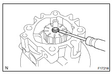 REMOVE CAM RING, 10 VANE PLATES AND VANE PUMP ROTOR