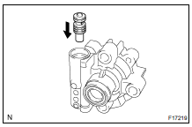 INSPECT FLOW CONTROL VALVE