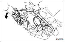  INSTALL DRIVE BELT