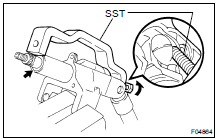 (a) Using SST, compress the compression spring.