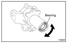 INSPECT UPPER BEARING