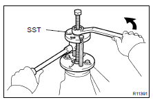 REMOVE COMPANION FLANGE