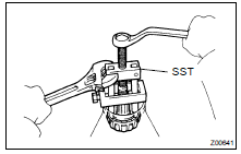 REMOVE REAR BEARING