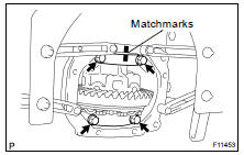 REMOVE DIFFERENTIAL CASE ASSEMBLY