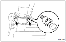  INSTALL COLUMN UPPER BRACKET AND COLUMN UPPER CLAMP