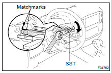 REMOVE STEERING WHEEL