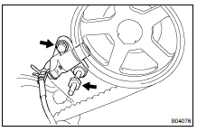 REMOVE CAMSHAFT POSITION SENSOR