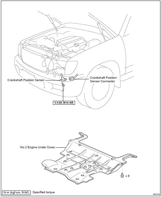 Toyota Land Cruiser: Crankshaft position sensor - Ignition