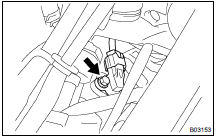 REMOVE CRANKSHAFT POSITION SENSOR