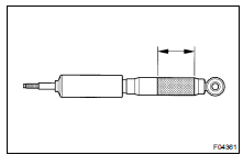 Before discarding the shock absorber, drill a hole of 2 - 3 mm