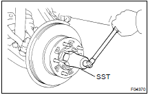 INSTALL LOCK WASHER AND LOCK NUT