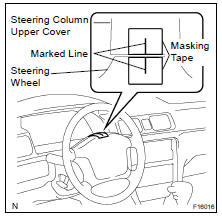 INSPECT STEERING WHEEL OFF CENTER