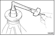 MEASURE DRIVE PINION PRELOAD