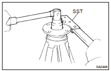 REMOVE COMPANION FLANGE