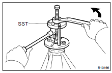 REMOVE COMPANION FLANGE