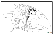 DISCONNECT ABS SPEED SENSOR WIRE HARNESS