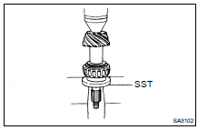 INSTALL DRIVE PINION FRONT BEARING