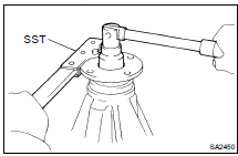 TEMPORARILY ADJUST DRIVE PINION PRELOAD