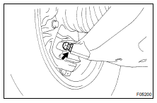 INSPECT AND ADJUST WHEEL ANGLE