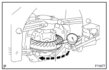 ADJUST SIDE BEARING PRELOAD