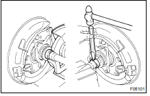 REMOVE BEARING RETAINER (DIFFERENTIAL SIDE) AND ABS SPEED SENSOR ROTOR