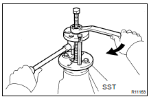 (a) Using SST, install the companion flange.