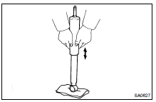 INSPECT SHOCK ABSORBER