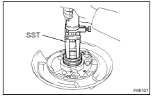 REMOVE OUTER OIL SEAL