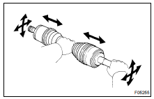 CHECK DRIVE SHAFT