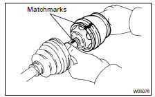 REMOVE INBOARD JOINT TULIP