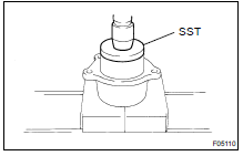  INSTALL REAR AXLE BEARING