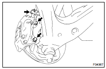 REMOVE BRAKE CALIPER