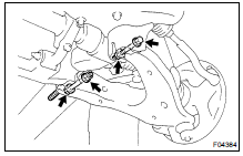 REMOVE LOWER SUSPENSION ARM