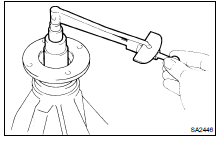 MEASURE DRIVE PINION PRELOAD