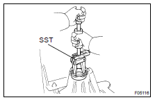 REMOVE BEARING OUTER RACE