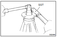 REMOVE COMPANION FLANGE