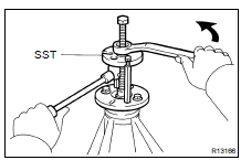 REMOVE COMPANION FLANGE